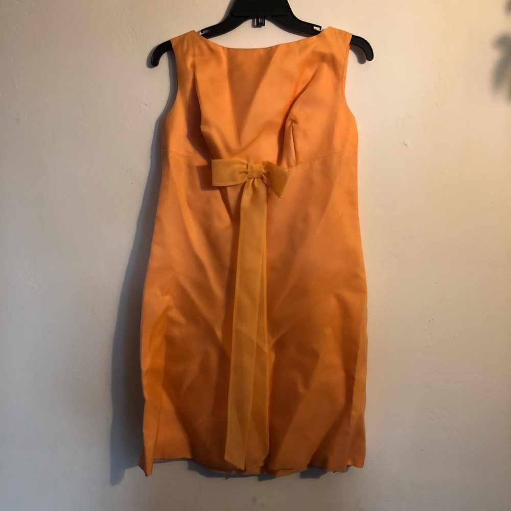 Peach vintage shift dress